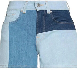 7 for All Mankind Marques Almeida X denim shorts Sz 24 NWT #004